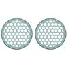 Advanblack x XBS Color Matched HEX 6.5'' Speaker Grills(2 pcs) Fit for Harley Touring Lower Fairing 6 1/2 Speakers (Spruce) view 1