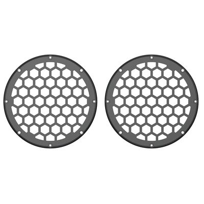 Advanblack x XBS Color Matched HEX 6.5'' Speaker Grills(2 pcs) Fit for Harley Touring Lower Fairing 6 1/2 Speakers (Midnight Pearl)