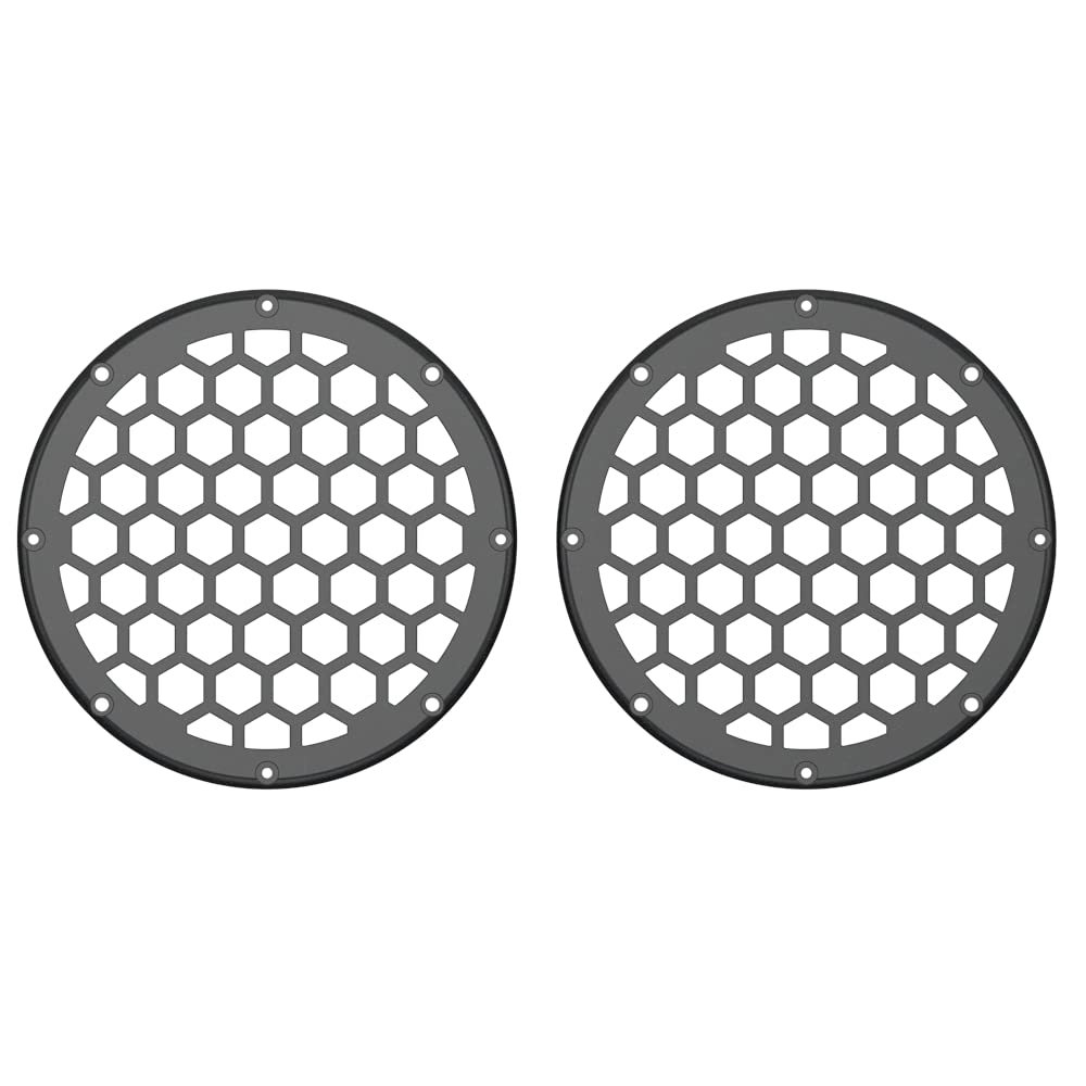 Advanblack x XBS Color Matched HEX 6.5'' Speaker Grills(2 pcs) Fit for Harley Touring Lower Fairing 6 1/2 Speakers (Midnight Pearl)