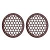 Advanblack x XBS Color Matched HEX 6.5'' Speaker Grills(2 pcs) Fit for Harley Touring Lower Fairing 6 1/2 Speakers (Billiard Red) view 2