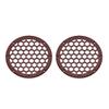 Advanblack x XBS Color Matched HEX 6.5'' Speaker Grills(2 pcs) Fit for Harley Touring Lower Fairing 6 1/2 Speakers (Billiard Red) view 3