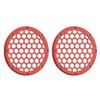 Advanblack x XBS Color Matched HEX 6.5'' Speaker Grills(2 pcs) Fit for Harley Touring Lower Fairing 6 1/2 Speakers (Laguna Orange) view 2