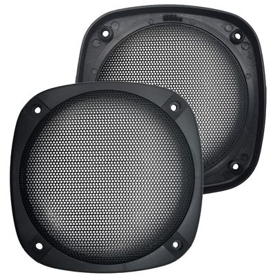 2 Pcs for 5 Inch High Grade Square Speaker Grill Cover 5" Car Audio Decorative Circle Metal Mesh Grill Protection Net 137.5x137.5mm/5.41x5.41in