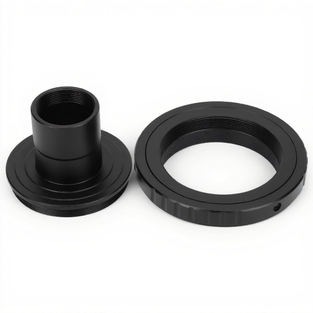 070 Camera Microscope Adapter Ring Portable 23.2mm Microscope T Mount Extension Tube T2 Mount Adapter Ring for Nikon F Mount Camera Microscope Lens Adapter Ring for Nikon