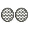 Advanblack x XBS Color Matched HEX 6.5'' Speaker Grills(2 pcs) Fit for Harley Touring Lower Fairing 6 1/2 Speakers (Industrial Gray(Glossy)) view 2