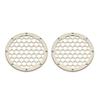 Advanblack x XBS Color Matched HEX 6.5'' Speaker Grills(2 pcs) Fit for Harley Touring Lower Fairing 6 1/2 Speakers (Morocco Gold Pearl) view 3