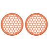 Advanblack US Stock x XBS Color Matched HEX 6.5'' Speaker Grills(2 pcs) Fit for Harley Touring Lower Fairing 6 1/2 Speakers (Amber Whiskey) view 1