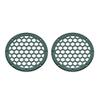 Advanblack x XBS Color Matched HEX 6.5'' Speaker Grills(2 pcs) Fit for Harley Touring Lower Fairing 6 1/2 Speakers (Deep Jade Pearl) view 3