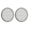 Advanblack x XBS Color Matched HEX 6.5'' Speaker Grills(2 pcs) Fit for Harley Touring Lower Fairing 6 1/2 Speakers (Pewter Pearl) view 2
