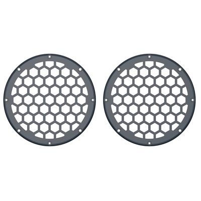 Advanblack x XBS Color Matched HEX 6.5'' Speaker Grills(2 pcs) Fit for Harley Touring Lower Fairing 6 1/2 Speakers (Billiard Teal)