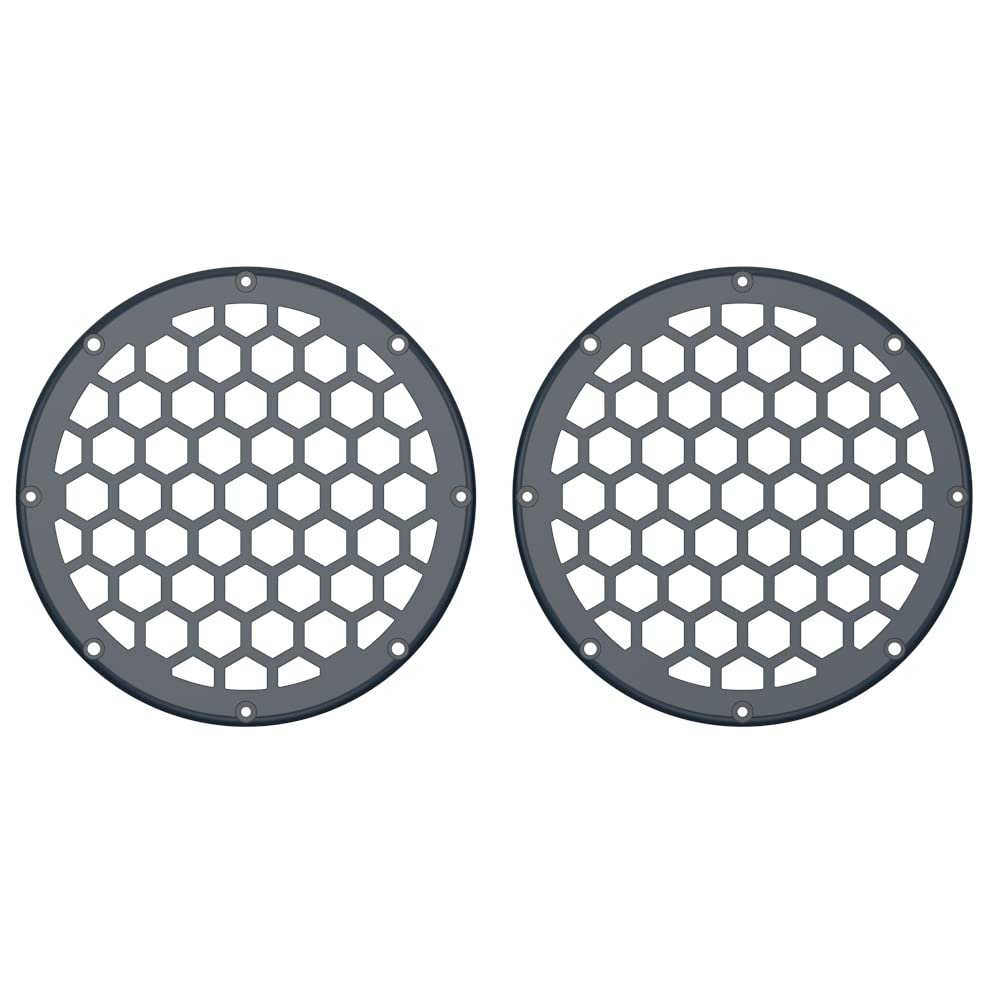 Advanblack x XBS Color Matched HEX 6.5'' Speaker Grills(2 pcs) Fit for Harley Touring Lower Fairing 6 1/2 Speakers (Billiard Teal)
