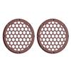 Advanblack US Stock x XBS Color Matched HEX 6.5'' Speaker Grills(2 pcs) Fit for Harley Touring Lower Fairing 6 1/2 Speakers (Stiletto Red) view 2