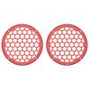 Advanblack x XBS Color Matched HEX 6.5'' Speaker Grills(2 pcs) Fit for Harley Touring Lower Fairing 6 1/2 Speakers (Peformance Orange) view 1
