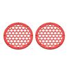 Advanblack x XBS Color Matched HEX 6.5'' Speaker Grills(2 pcs) Fit for Harley Touring Lower Fairing 6 1/2 Speakers (Peformance Orange) view 3