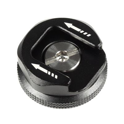 FEICHAO Universal Cold Shoe Mount Mic to Flash Adapter with 1/4" Thread Hole for Camera Camcorder Rigs Flash LED Monitor (for Flash to Mic)