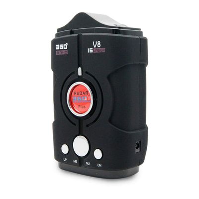 Anti-Police 360 Degree Radar Detector Scanning Advanced Voice Alert Laser Car V8 Radar Detector 12V 360 Degree Scanning Advanced Voice Sound Universal