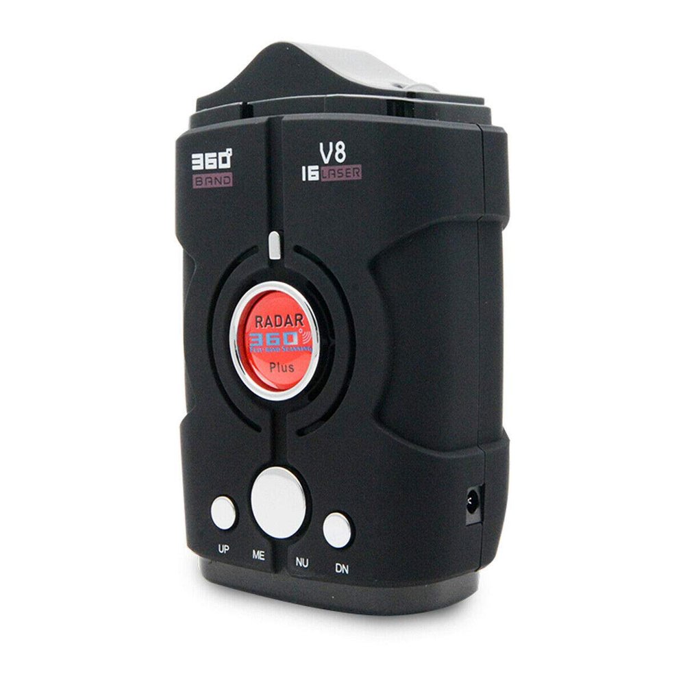 Anti-Police 360 Degree Radar Detector Scanning Advanced Voice Alert Laser Car V8 Radar Detector 12V 360 Degree Scanning Advanced Voice Sound Universal