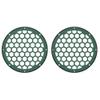 Advanblack x XBS Color Matched HEX 6.5'' Speaker Grills(2 pcs) Fit for Harley Touring Lower Fairing 6 1/2 Speakers (Snake Venom) view 1