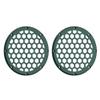 Advanblack x XBS Color Matched HEX 6.5'' Speaker Grills(2 pcs) Fit for Harley Touring Lower Fairing 6 1/2 Speakers (Snake Venom) view 2