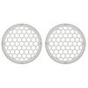 Advanblack x XBS Color Matched HEX 6.5'' Speaker Grills(2 pcs) Fit for Harley Touring Lower Fairing 6 1/2 Speakers (Stone Washed White Pearl) view 1