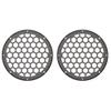 Advanblack x XBS Color Matched HEX 6.5'' Speaker Grills(2 pcs) Fit for Harley Touring Lower Fairing 6 1/2 Speakers (Black Forest) view 1