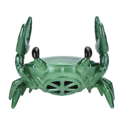 2 in 1 Phone Stand+Bluetooth Speaker, Crab Shape Bracket 360 Degree Surround Speaker Creative Desktop Decoration (Green)