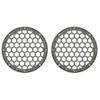 Advanblack x XBS Color Matched HEX 6.5'' Speaker Grills(2 pcs) Fit for Harley Touring Lower Fairing 6 1/2 Speakers (Hard Candy Black Gold Flake) view 1