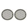 Advanblack x XBS Color Matched HEX 6.5'' Speaker Grills(2 pcs) Fit for Harley Touring Lower Fairing 6 1/2 Speakers (Hard Candy Black Gold Flake) view 3