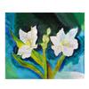 Betsy Drake White Lilies Throw view 1