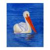 Betsy Drake White Pelican Portrait Throw view 1