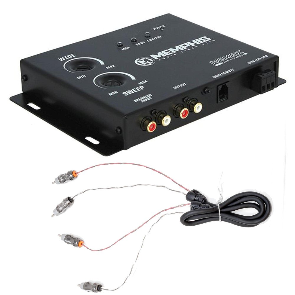 Memphis - MEMBX Bass Restoration Processor and 1 UTPF-3 3-Foot, 2-Channel Ultra Twisted Pair Interconnect Cables