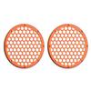 Advanblack US Stock x XBS (Amber Whiskey) 2PCS Covers HEX 8'' Speaker Grills Fit for Harley Touring Saddlebag Lids Tour Trunk Pack Lid with 8 inch Speakers view 3