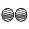 Advanblack US Stock x XBS (Amber Whiskey) 2PCS Covers HEX 8'' Speaker Grills Fit for Harley Touring Saddlebag Lids Tour Trunk Pack Lid with 8 inch Speakers view 4