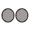 Advanblack x XBS Color Matched 2PCS Covers HEX 8'' Speaker Grills Fit for Harley Touring Saddlebag Lids Tour Trunk Pack Lid with 8 inch Speakers (Laguna Orange) view 4