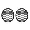 Advanblack x XBS (Bonneville Salt Pearl) 2PCS Covers HEX 8'' Speaker Grills Fit for Harley Touring Saddlebag Lids Tour Trunk Pack Lid with 8 inch Speakers view 4