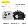 Sea frogs Underwater Camera Housing Compatible with Panasonic GH5 12-60mm IPX8 40m/130ft Maximum Diving Depth Waterproof Camera Case for Diving, Surfing, Rowing view 2
