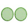 Advanblack x XBS Color Matched 2PCS Covers HEX 8'' Speaker Grills Fit for Harley Touring Saddlebag Lids Tour Trunk Pack Lid with 8 inch Speakers (Radioactive Green) view 3