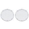 Advanblack x XBS Color Matched 2PCS Covers HEX 8'' Speaker Grills Fit for Harley Touring Saddlebag Lids Tour Trunk Pack Lid with 8 inch Speakers (Crushed Ice Pearl) view 1