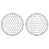 Advanblack x XBS Color Matched 2PCS Covers HEX 8'' Speaker Grills Fit for Harley Touring Saddlebag Lids Tour Trunk Pack Lid with 8 inch Speakers (Crushed Ice Pearl) view 2