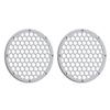 Advanblack x XBS Color Matched 2PCS Covers HEX 8'' Speaker Grills Fit for Harley Touring Saddlebag Lids Tour Trunk Pack Lid with 8 inch Speakers (Crushed Ice Pearl) view 3
