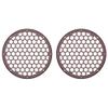 Advanblack x XBS Color Matched 2PCS Covers HEX 8'' Speaker Grills Fit for Harley Touring Saddlebag Lids Tour Trunk Pack Lid with 8 inch Speakers (Crimson Red Sunglo) view 2