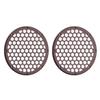 Advanblack x XBS Color Matched 2PCS Covers HEX 8'' Speaker Grills Fit for Harley Touring Saddlebag Lids Tour Trunk Pack Lid with 8 inch Speakers (Crimson Red Sunglo) view 3