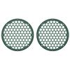 Advanblack x XBS Color Matched 2PCS Covers HEX 8'' Speaker Grills Fit for Harley Touring Saddlebag Lids Tour Trunk Pack Lid(Snake Venom) view 2