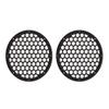 Advanblack x XBS Color Matched 2PCS Covers HEX 8'' Speaker Grills Fit for Harley Touring Saddlebag Lids Tour Trunk Pack Lid with 8 inch Speakers (Red Hot Sunglo) view 4