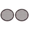 Advanblack US Stock x XBS Color Matched 2PCS Covers HEX 8'' Speaker Grills Fit for Harley Touring Saddlebag Lids Tour Trunk Pack Lid with 8 inch Speakers (Billiard Burgundy) view 1