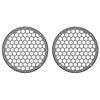 Advanblack x XBS Color Matched 2PCS Covers HEX 8'' Speaker Grills Fit for Harley Touring Saddlebag Lids Tour Trunk Pack Lid with 8 inch Speakers (Sumatra Brown) view 2