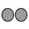 Advanblack US Stock x XBS Color Matched 2PCS Covers HEX 8'' Speaker Grills Fit for Harley Touring Saddlebag Lids Tour Trunk Pack Lid with 8 inch Speakers (Hard Candy Hot Rod Red Flake) view 4