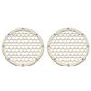 Advanblack x XBS Color Matched 2PCS Covers HEX 8'' Speaker Grills Fit for Harley Touring Saddlebag Lids Tour Trunk Pack Lid with 8 inch Speakers (Morocco Gold Pearl) view 1