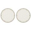 Advanblack x XBS Color Matched 2PCS Covers HEX 8'' Speaker Grills Fit for Harley Touring Saddlebag Lids Tour Trunk Pack Lid with 8 inch Speakers (Morocco Gold Pearl) view 2