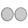 Advanblack US Stock x XBS Color Matched 2PCS Covers HEX 8'' Speaker Grills Fit for Harley Touring Saddlebag Lids Tour Trunk Pack Lid with 8 inch Speakers (Charcoal Pearl) view 3